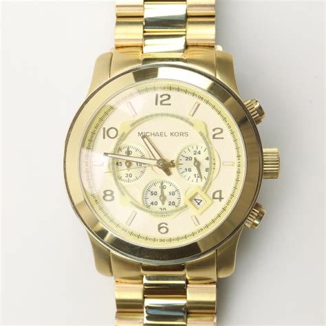 michael kors watch 5914 runway|Michael Kors oversized watch.